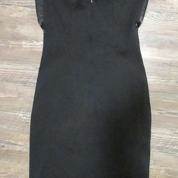Strapless Empire Waist BodyCon Little Black Dress - Picture 3 of 8